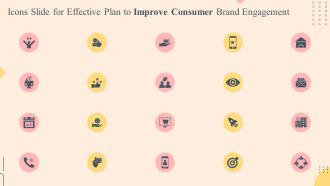 Icons Slide For Effective Plan To Improve Consumer Brand Engagement