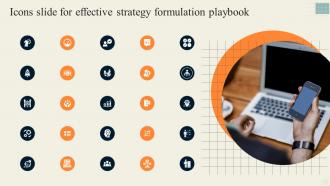 Icons Slide For Effective Strategy Formulation Playbook Ppt Grid