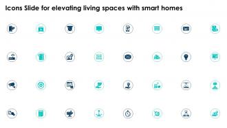 Icons Slide For Elevating Living Spaces With Smart Homes