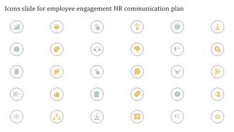 Icons Slide For Employee Engagement HR Communication Plan Ppt Powerpoint Presentation Slides Guide