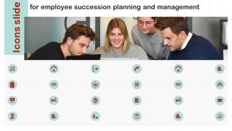 Icons Slide For Employee Succession Planning And Management Ppt Show Graphics Template