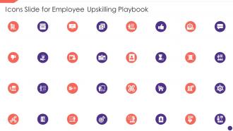 Icons Slide For Employee Upskilling Playbook Ppt Show Design Inspiration