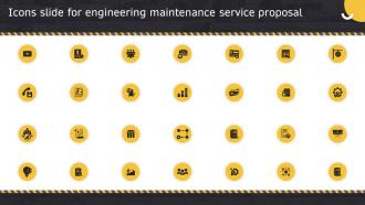 Icons Slide For Engineering Maintenance Service Proposal Ppt Powerpoint Presentation Professional
