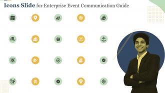 Icons Slide For Enterprise Event Communication Guide