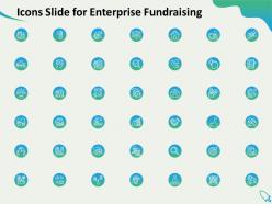Icons slide for enterprise fundraising ppt powerpoint presentation introduction