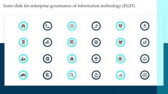 Icons Slide For Enterprise Governance Of Information Technology EGIT Ppt Slides Background Images