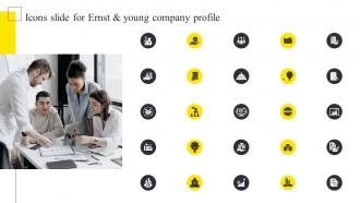 Icons Slide For Ernst And Young Company Profile CP SS