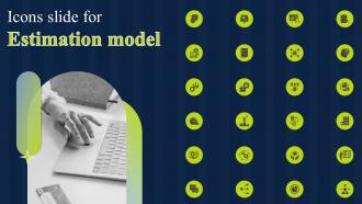 Icons Slide For Estimation Model Ppt Powerpoint Presentation File Example
