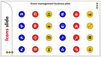 Icons Slide For Event Management Business Plan Ppt Ideas Example File BP SS