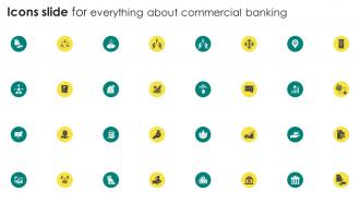 Icons Slide For Everything About Commercial Banking Fin SS V
