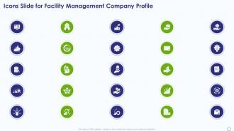 Icons Slide For Facility Management Company Profile Ppt Icon Example Introduction