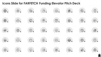 Icons slide for farfetch funding elevator pitch deck