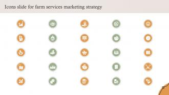 Icons Slide For Farm Services Marketing Strategy SS V