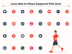 Icons slide for fitness equipment pitch deck ppt diagrams