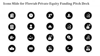 Icons slide for flowtab private equity funding pitch deck