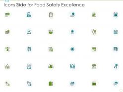 Icons Slide For Food Safety Excellence Food Safety Excellence Ppt Rules