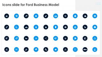 Icons Slide For Ford Business Model Ppt Icon File Formats BMC SS