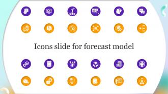 Icons Slide For Forecast Model Ppt Slides Designs Download