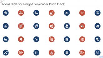 Icons Slide For Freight Forwarder Pitch Deck Ppt Infographic Template Icon