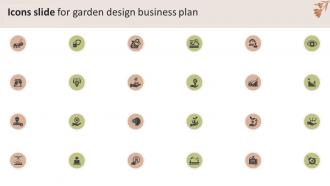 Icons Slide For Garden Design Business Plan BP SS V