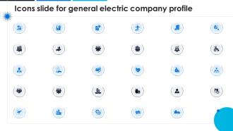 Icons Slide For General Electric Company Profile CP SS