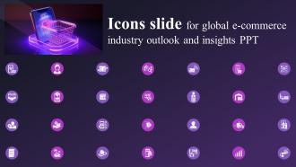 Icons Slide For Global E Commerce Industry Outlook And Insights Ppt IR SS