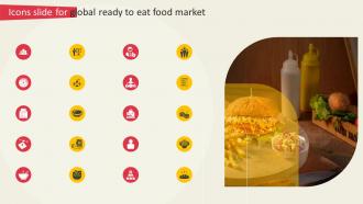 Icons Slide For Global Ready To Eat Global Ready To Eat Food Market Part 2