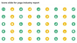 Icons Slide For Global Yoga Industry Outlook Industry IR SS