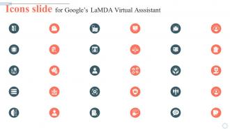 Icons Slide For Googles Lamda Virtual Asssistant AI SS V