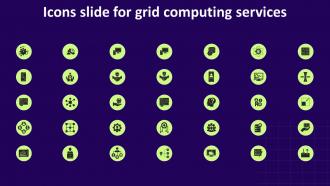 Icons Slide For Grid Computing Services Ppt Powerpoint Presentation Gallery