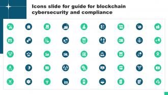 Icons Slide For Guide For Blockchain Cybersecurity And Compliance BCT SS V