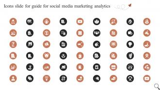 Icons Slide For Guide For Social Media Marketing Analytics MKT SS V