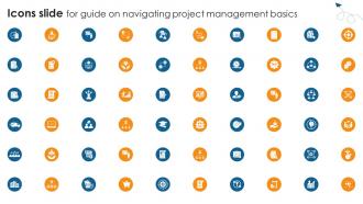 Icons Slide For Guide On Navigating Project Management Basics PM SS