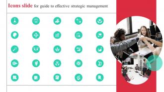 Icons Slide For Guide To Effective Strategic strategy SS