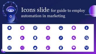 Icons Slide For Guide To Employ Automation In Marketing MKT SS V