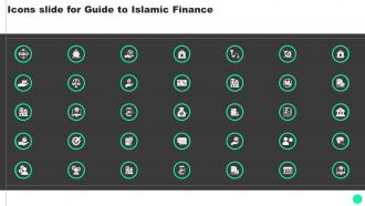 Icons Slide For Guide To Islamic Finance Fin SS V