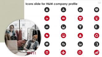 Icons Slide For H And M Company Profile CP SS