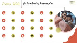 Icons Slide For Hairdressing Business Plan BP SS