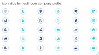 Icons Slide For Healthcare Company Profile Ppt Powerpoint Presentation File Images