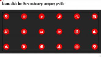 Icons Slide For Hero Motocorp Company Profile