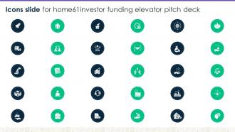 Icons Slide For Home61investor Funding Elevator Pitch Deck
