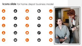 Icons Slide For Home Depot Business Model BMC SS