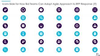 Icons Slide For How Bid Teams Can Adopt Agile Approach To Rfp Response It