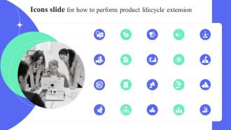 Icons Slide For How To Perform Product Lifecycle Extension