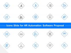Icons Slide For HR Automation Software Proposal Ppt File Formats