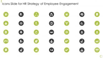 Icons Slide For Hr Strategy Of Employee Engagement Ppt Demonstration