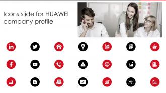Icons Slide For Huawei Company Profile CP SS