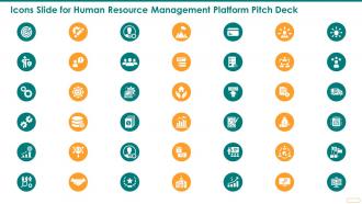 Icons Slide For Human Resource Management Platform Pitch Deck