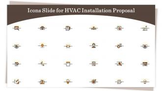 Icons slide for hvac installation proposal ppt slides layout ideas