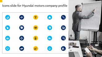 Icons Slide For Hyundai Motors Company Profile CP SS